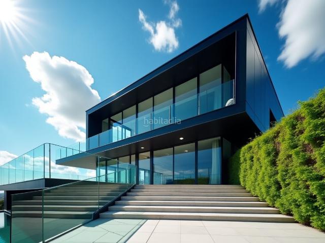 Casa en venta en Barcelona, Pedralbes. Exclusiva casa de obra nueva con piscina infinita y vistas despejadas en Pedralbes, Barcelona. Casas.