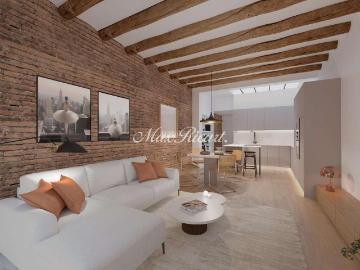 Casa en venta en Barcelona, Sants. Exclusivo duplex con terraza y piscina en plaza Sants 85m. Casas.