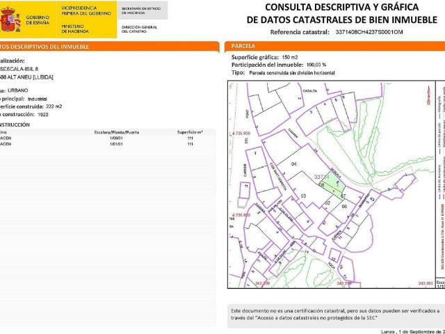 Casa en venta en calle Sescala, Alt Àneu, de 200 m² por 120.000