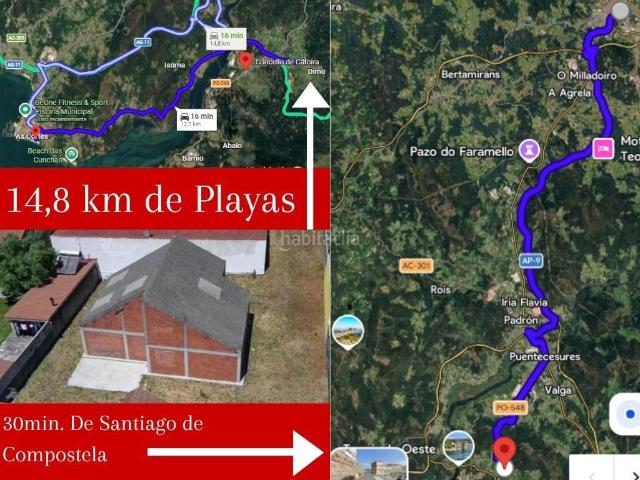 Casa en venta en Catoira. Casa en construcción en Catoira. Casas.
