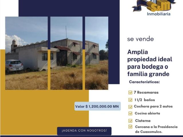 Casa en venta en Centro, Cuaxomulco, Tlaxcala