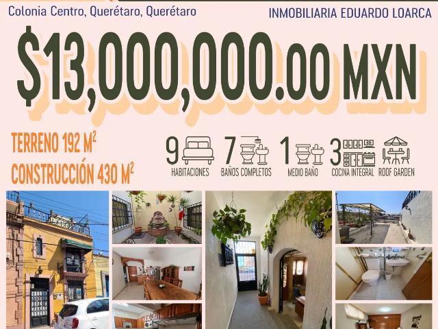 Casa en venta en Centro, Querétaro, Querétaro
