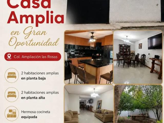 CASA EN VENTA EN COL. AMPLIACION LAS ROSAS