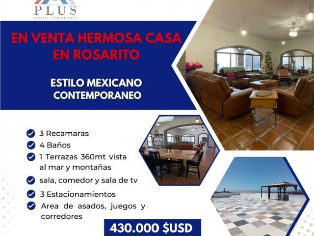 Casa en venta en El Mirador, Playas de Rosarito, Baja California