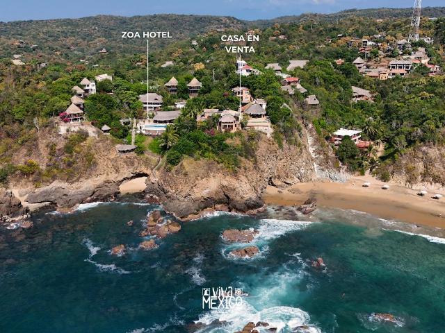 Casa en Venta en el Pueblo M?gico de Mazunte con Vista al Mar, Oaxaca