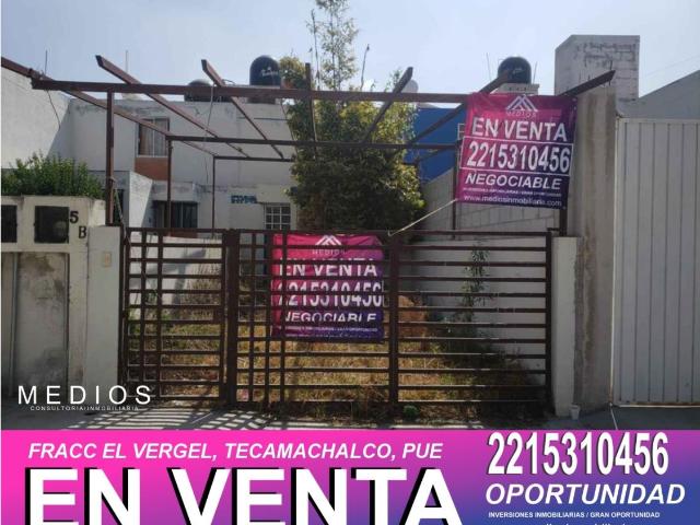 Casa en venta en El Vergel, Tecamachalco, Puebla
