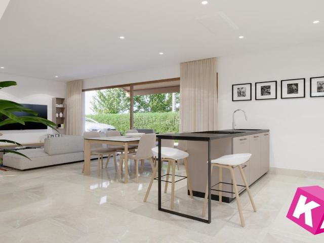 Casa en venta en Elche Elx, La Marina. Chalet obra nueva en estilo mediterráneo moderno. Casas Elche.
