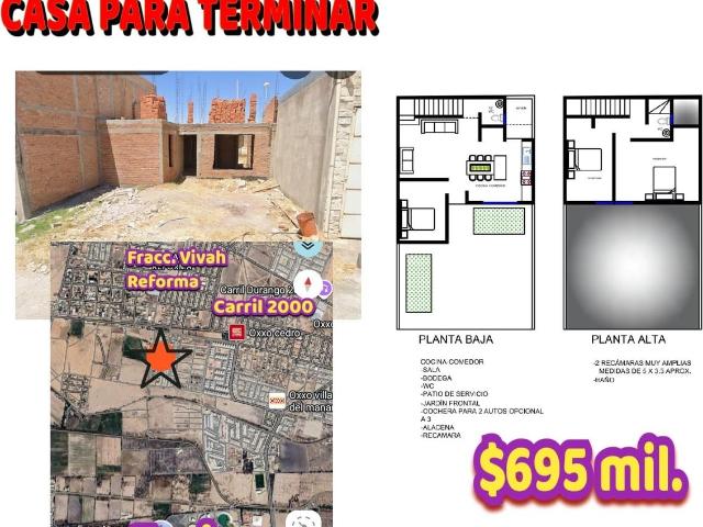 Casa en Venta en Fracc. Ancira Durango