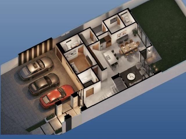 Casa en venta en Fraccionamiento Campestre Santiago, Santiago, Nuevo Leon, recamara en planta baja