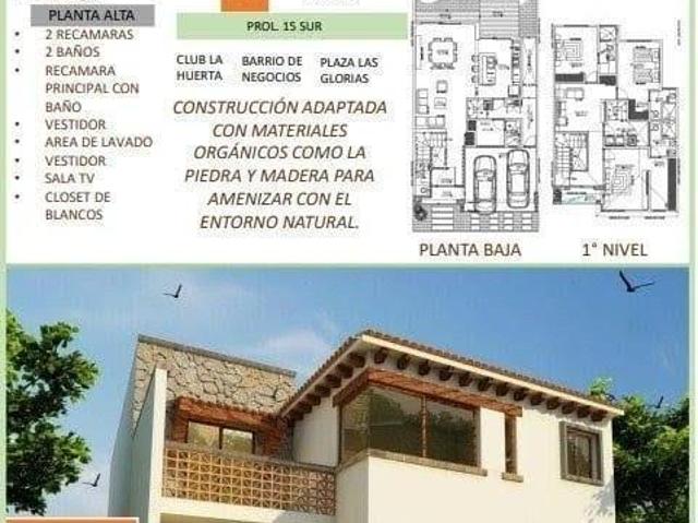 Casa en venta en Fraccionamiento El Refugio, San Pedro Cholula – Con jardín y terraza