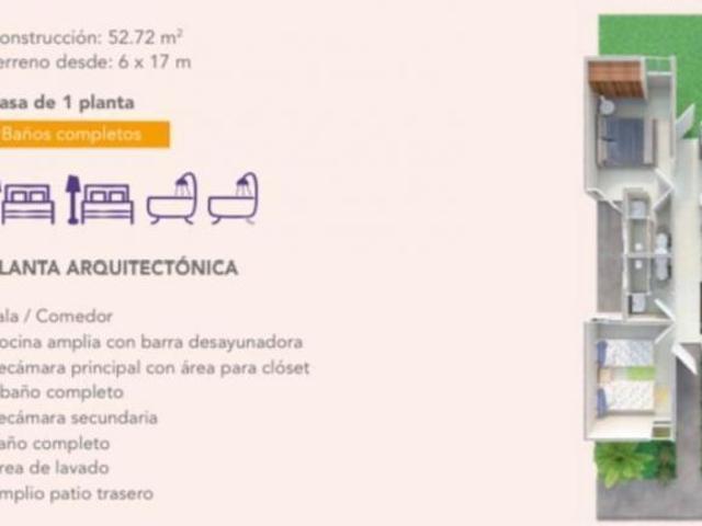 Casa en venta en Gran Calzada, Mérida, Yucatán 2 recamaras