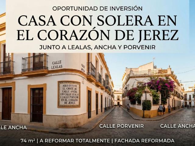 Casa en venta en Jerez de la Frontera, La Plata. Oportunidad de Inversión Casa con Solera en el Corazón de Jerez. Casas Jerez de la.