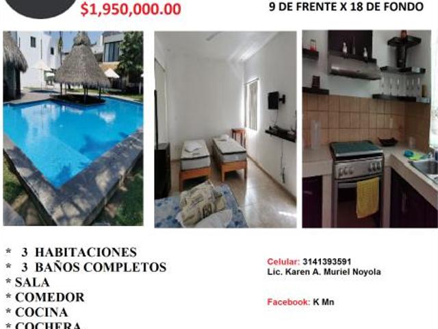 Casa en venta en La Joya, Manzanillo, Colima