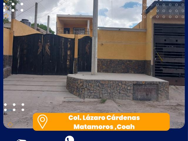 Casa en venta en Lazaro Cardenas, Matamoros, Coahuila de Zaragoza