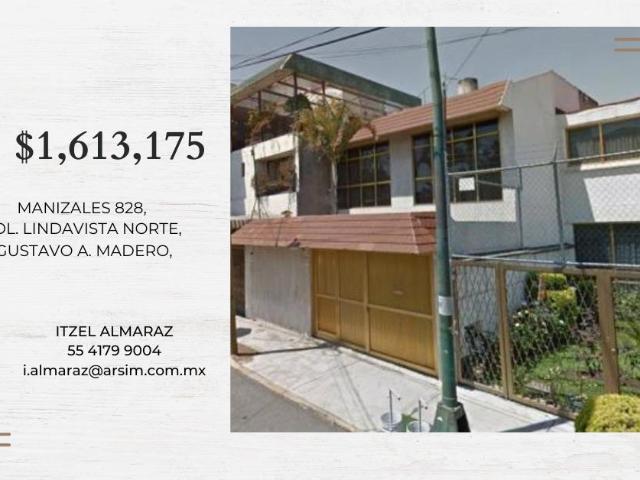 Casa en venta en Lindavista Norte, Gustavo A. Madero, Ciudad de México