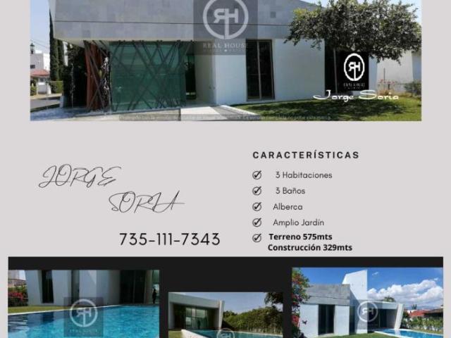 Casa en venta en Lomas de Cocoyoc, Atlatlahucan, Morelos