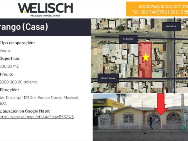 Casa en venta en Pueblo Nuevo, Mexicali, Baja California