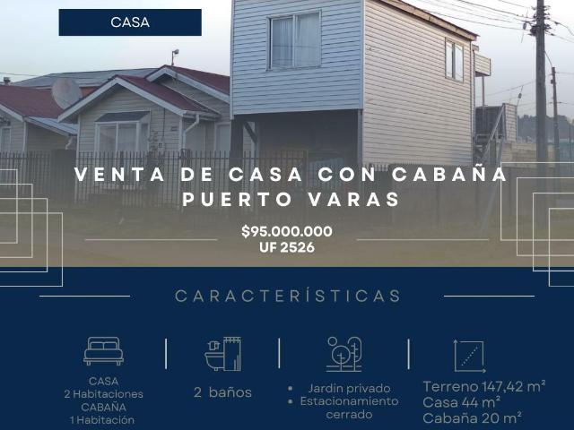 Casa en venta en Puerto Varas