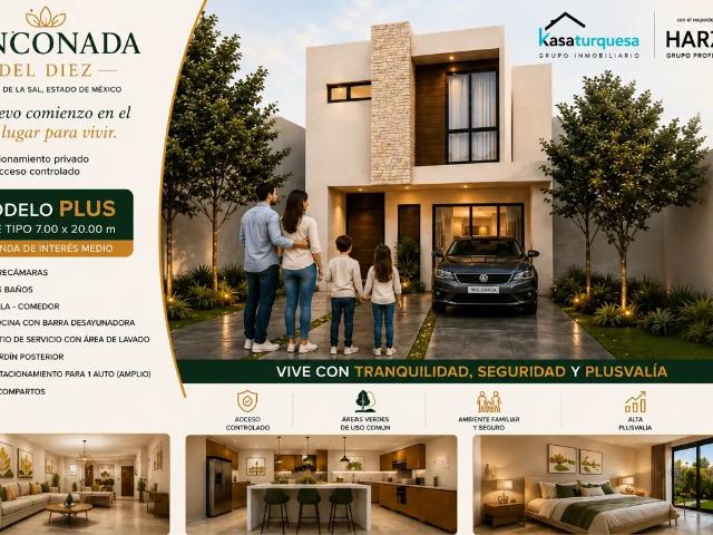 Casa en Venta en Privada con Jardín en Ixtapan de la Sal