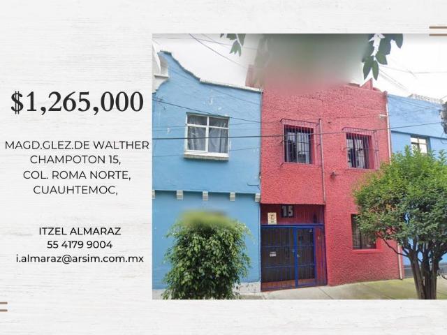 Casa en venta en Roma Norte, Cuauhtémoc, Ciudad de México