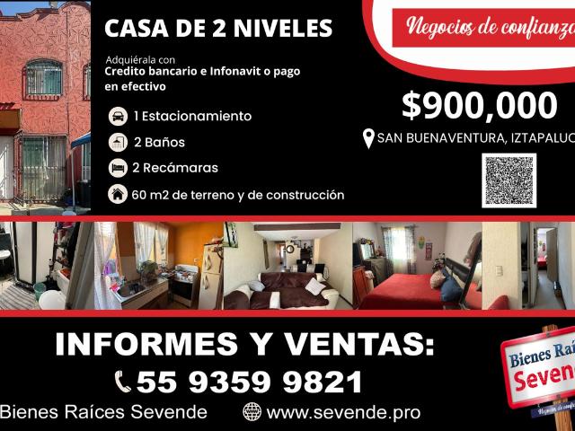 Casa en venta en San Buenaventura, Ixtapaluca, México