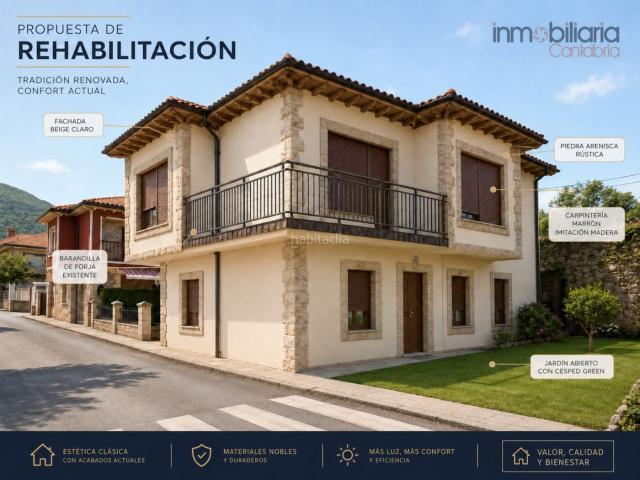 Casa en venta en San Felices de Buelna. Casa independiente con jardín en San Felices de Buelna Cantabria. Casas San Felices de.