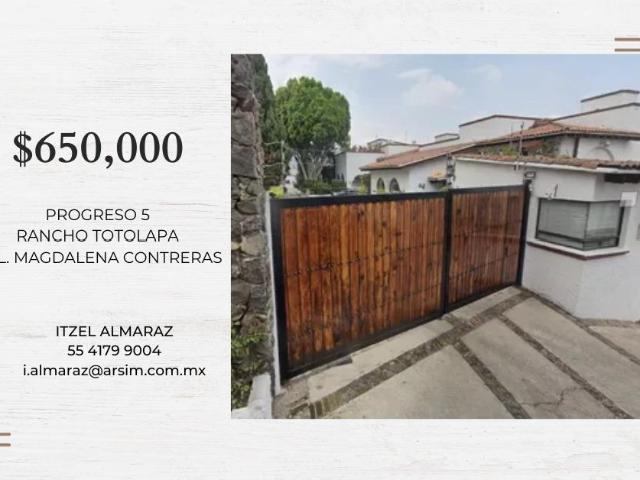 Casa en venta en San Nicolás Totolapan, La Magdalena Contreras, Ciudad de México