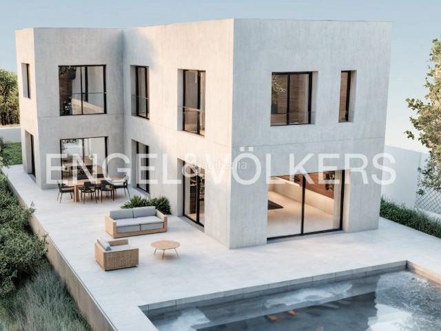 Casa en venta en Sant Cugat del Vallès, Valldoreix. Exclusiva casa de obra nueva en proyecto con elegante diseño contemporáneo en Valldoreix. Casas Sant Cugat del.