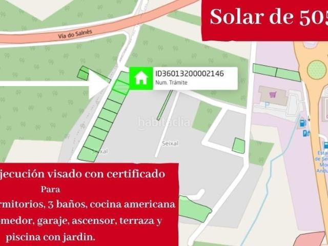 Casa en venta en Sanxenxo, Sanxenxo Pueblo. Solar con Licencia y Proyecto en Sanxenxo Listo para Construir Mañana. Casas.