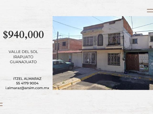 Casa en venta en Valle del Sol, Irapuato, Guanajuato