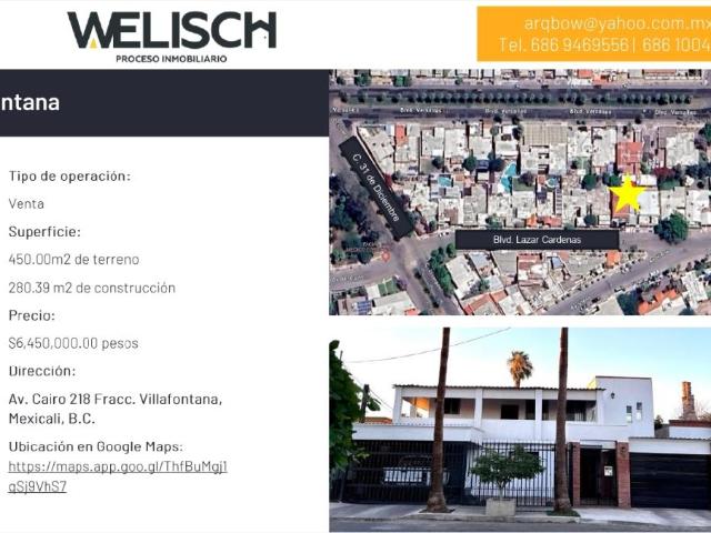 Casa en venta en Villafontana, Mexicali, Baja California