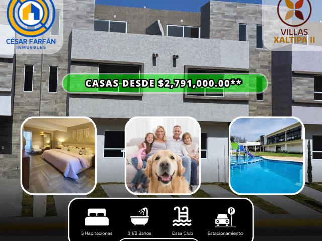 Casa en venta en Villas Xaltipa II, Cuautitlán, México