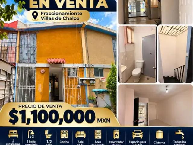 Casa en venta en Villas de Chalco