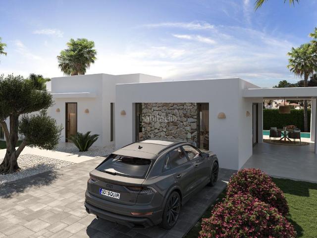 Casa en venta en Xàbia, Cap Martí El Tossalet Pinomar. Villa de nueva construccioacuten de estilo ibicenco en JaveaVida mediterraacutenea contemporaacutenea cerca de la playa de El Aren. Casas.