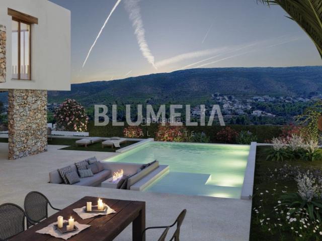 Casa en venta en Xàbia, Cap Martí El Tossalet Pinomar. Villa de lujo de estilo ibizenco con vistas al valle en venta en Jávea. Casas.