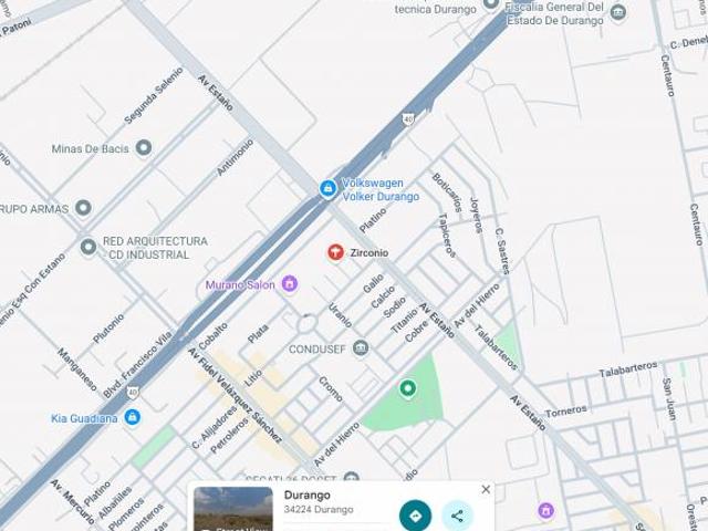 Casa en venta en Zirconio Fracc. Cd. Industrial Durango