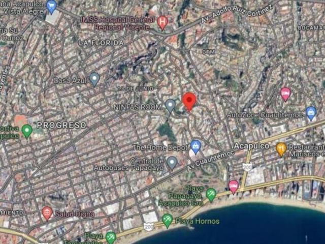 Casa en Venta. Fracc. Hornos Insurgentes, Acapulco