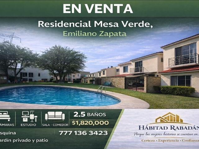 Casa en venta Fraccionamiento Mesa Verde Morelos