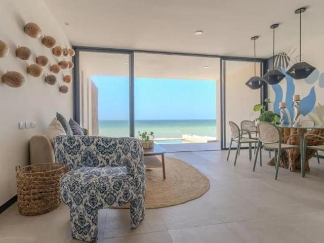 Casa en venta frente al mar Telchac Yucatan