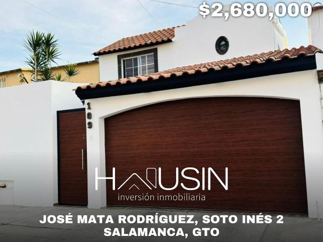Casa en VENTA. Jose Mata Rodriguez, Soto In?s 2. Salamanca, Gto