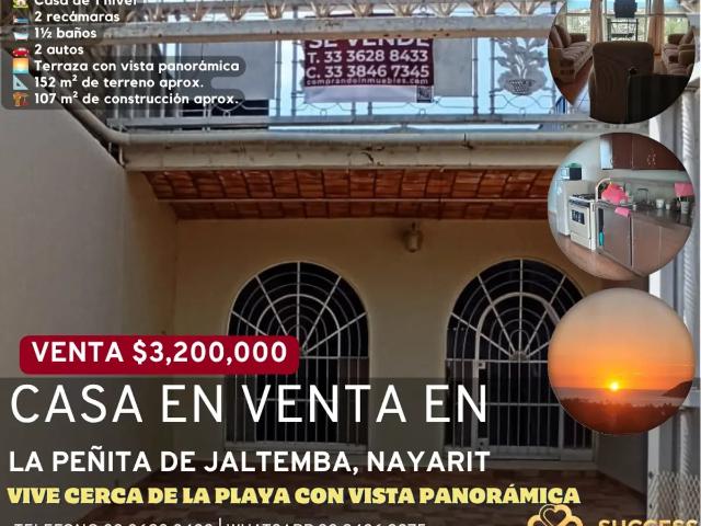 Casa en Venta – La Peñita de Jaltemba, Nayarit
