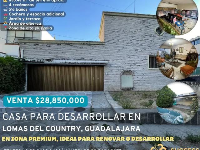 Casa en Venta – Lomas del Country, Guadalajara