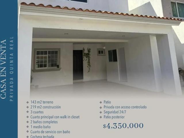 CASA EN VENTA PRIVADA QUINTA REAL