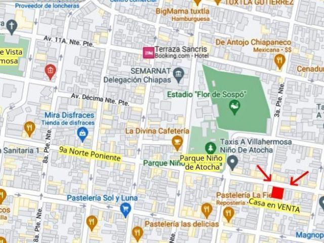 Casa en VENTA sobre la 9a Norte Poniente avenida altamente comercial