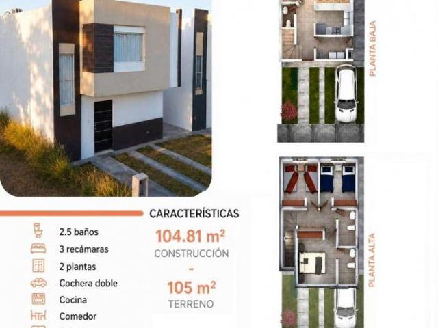 CASA EN VENTA 3 RECAMARAS LIMITES GUADALUPE/JUAREZ NUEVO LEON