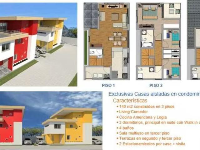 CASA EN VENTA 3Dorm De 3 PISOS Barrio Villaseca 67297 | 3 dormitorios por 4750.00 en Buin