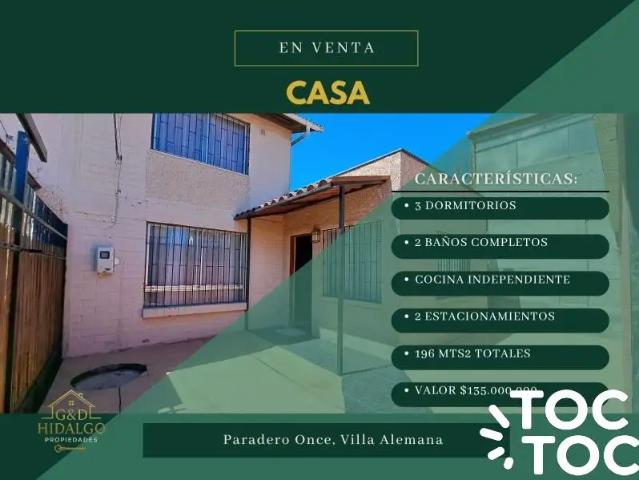 Casa en Villa Alemana