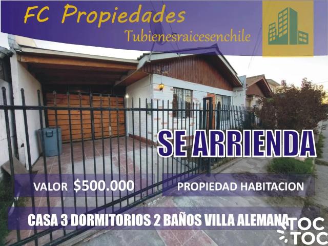 Casa en Villa Alemana