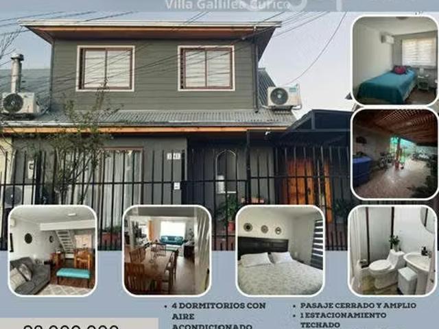 Casa en Villa Galilea | 4 Dormitorios por 98000. 00 en Curicó