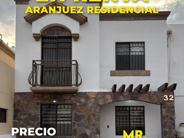 Casa equipada en renta en Aranjuez Residencial, zona norte